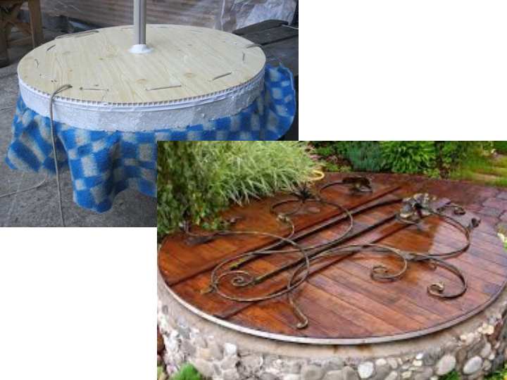 Как сделать крышку для колодца своими руками: пошаговая инструкция как сделать из дерева, металла, бетона, пластика- обзор +видео