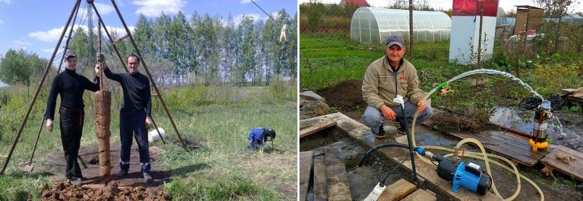 Как пробурить своими руками скважину без оборудования