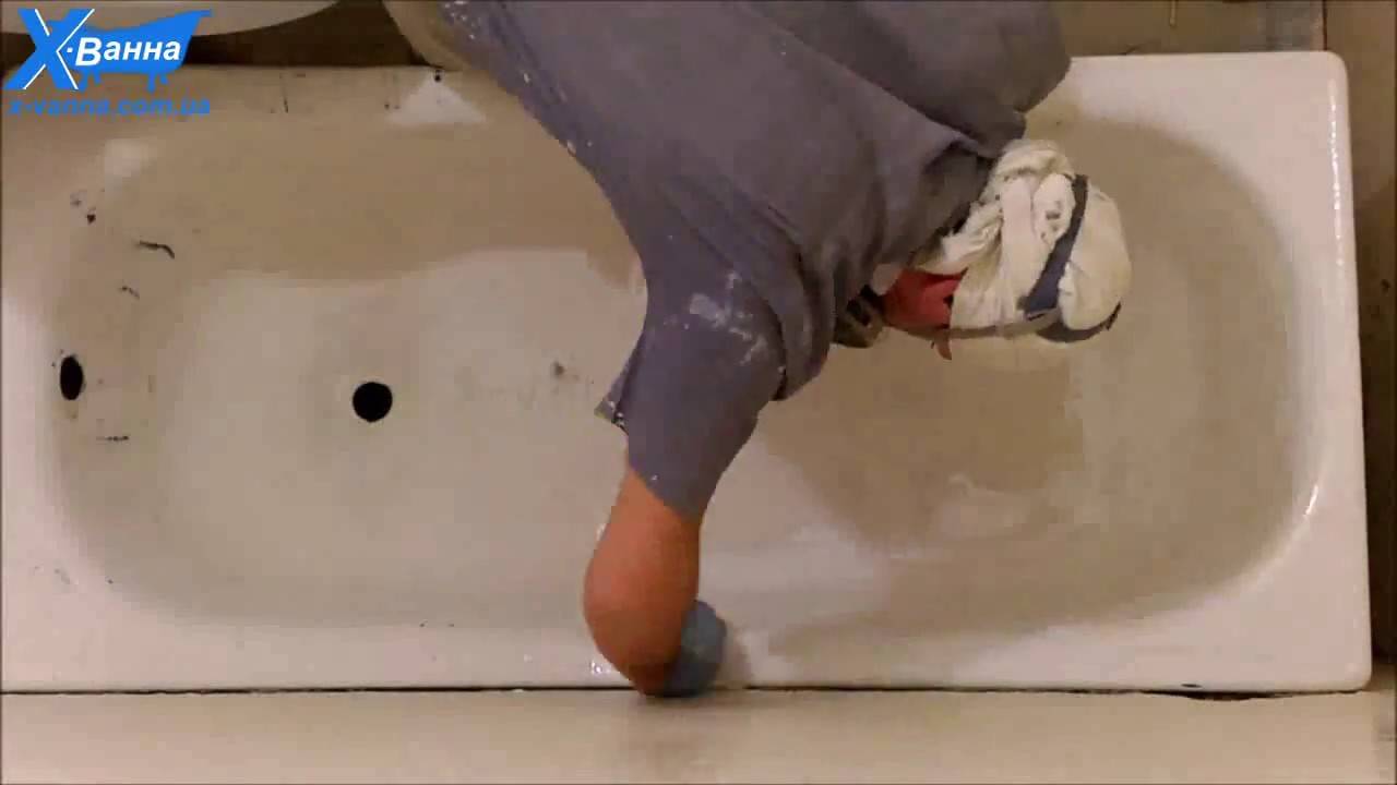 Аэрозольная эмаль в баллончиках для ванной: как пользоваться, отзывы, видео