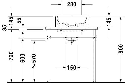 Высота умывальника в ванной от пола: стандарты | онлайн-журнал о ремонте и дизайне