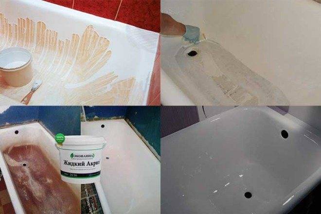 Эмаль для реставрации ванной: выбор лучшего образца и технология,эпоксин 51,акриловая краска для ванны.