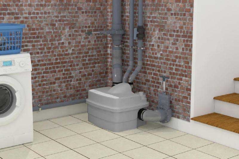 Современный канализационный насос для кухни