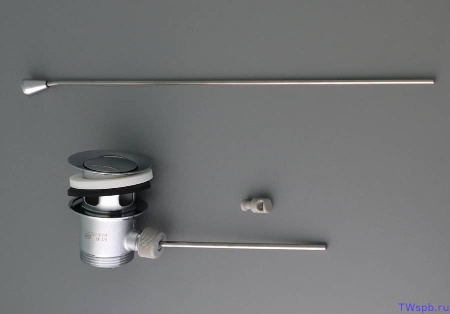 Донный клапан для раковины: монтаж+фото: установка донного клапана без перелива своими руками