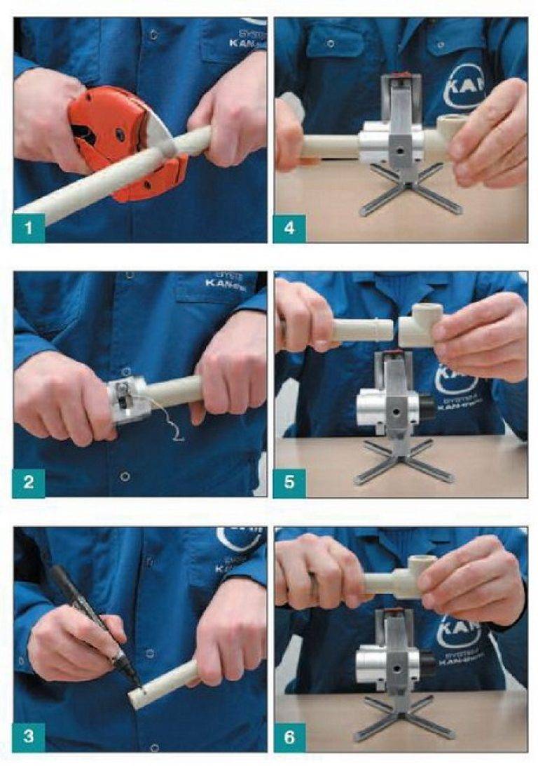 Сварка полипропиленовых труб: как использовать аппарат для пайки: видео-инструкция