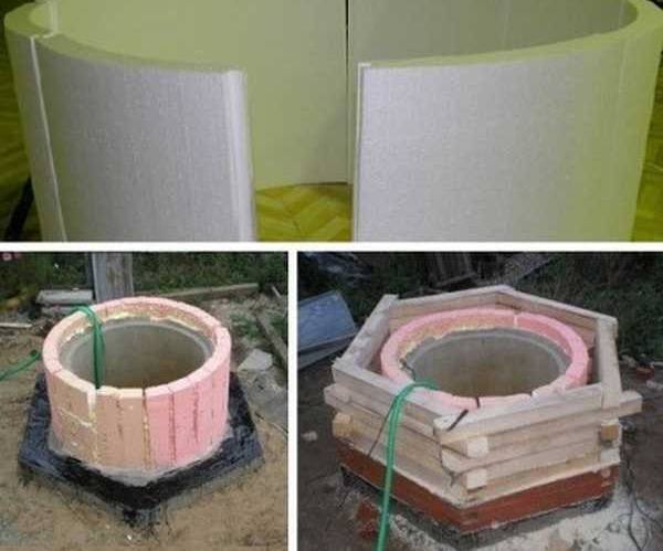 Как утеплить колодец из бетонных колец