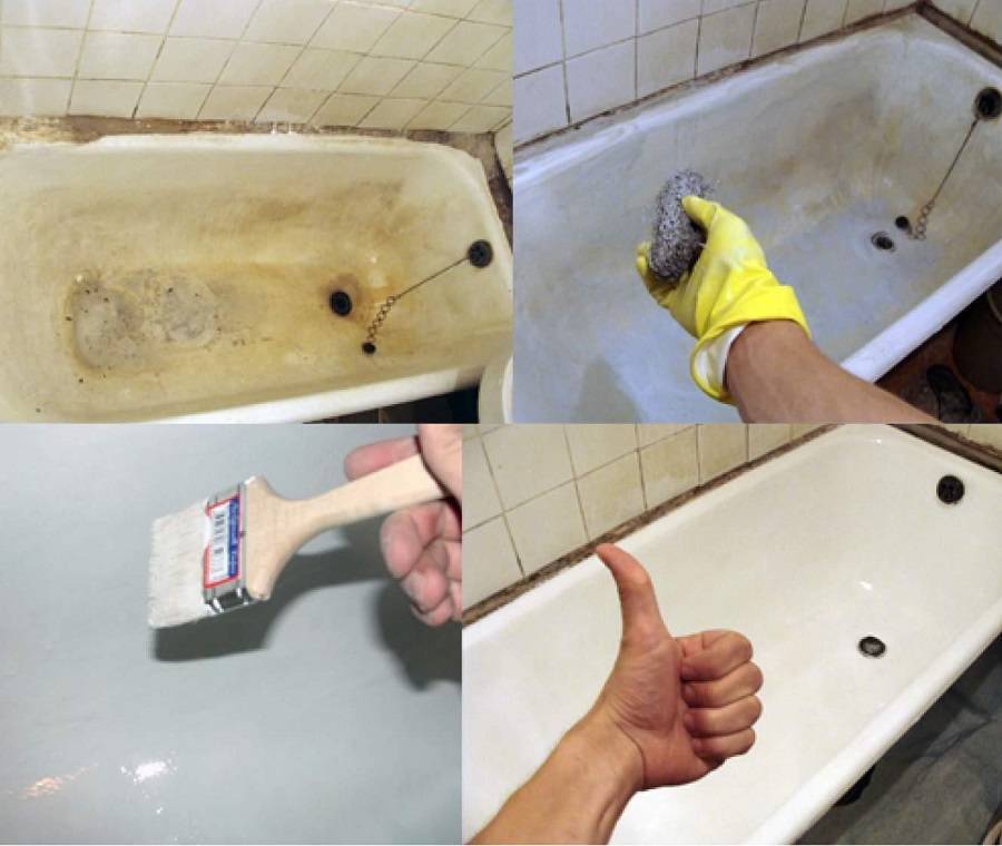 Как самостоятельно восстановить эмаль ванны - сайт о строительстве