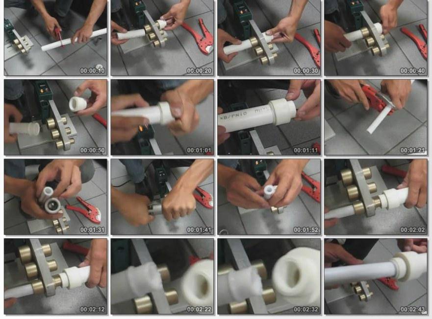 Монтаж пластиковых труб: видео-инструкция как монтировать монтаж пластиковых труб