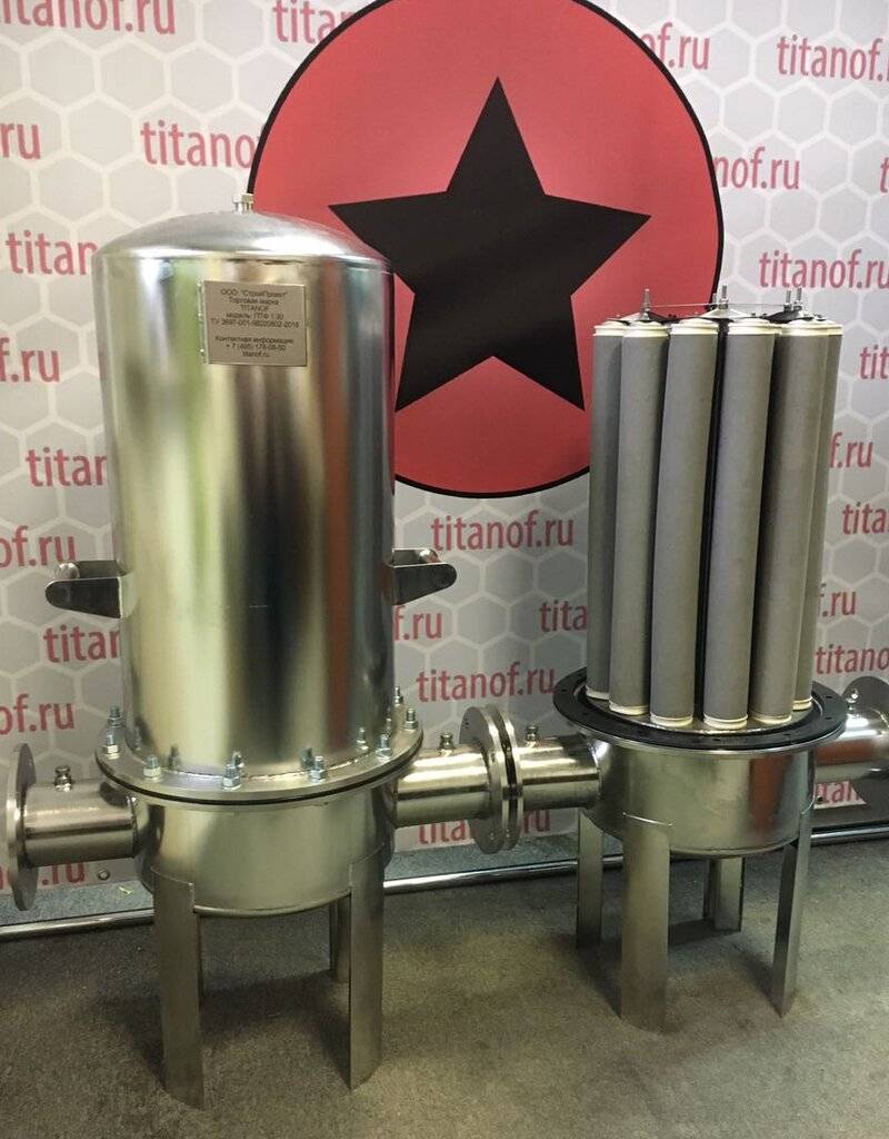 Титановый фильтр для воды титанов: обзор и отзывы