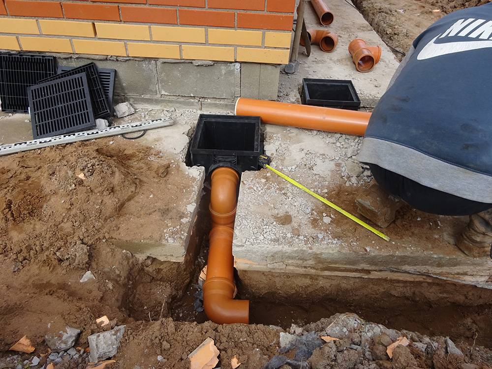 Трубы для ливневой канализации — выбор и установка