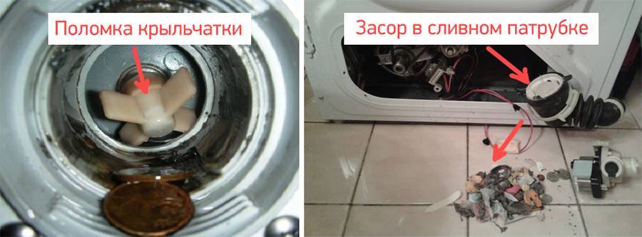 Стиральная машина не сливает воду — устраняем причины: Инструкция +Фото и Видео