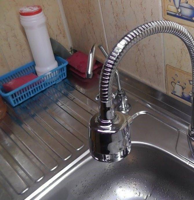Замена смесителя на кухне и в ванной